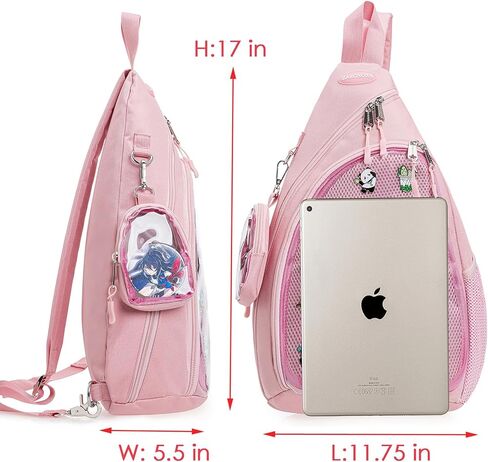 رجال النسائية أوكسفورد إيتا دبوس عرض صدر حزمة كتف واحد كيس رياضة الظهر حزم المشي لمسافات طويلة daypack in Kuwait