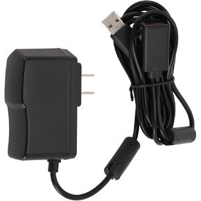 USB to AC Power Supply PC Adapter, Kinect Home Video Game Console Sensor System with Charging Cable Cord, Compatible with Official and Third Party, 12V 1.08A Output (US Plug)