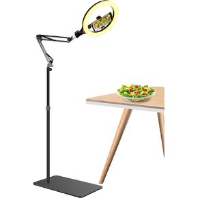 11'' Ring Light with Phone Holder and 70'' Floor Stand for iPhone Samsung for Video Recording,Photography, Streaming, Vlog, TikTok,YouTube