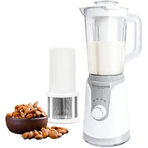40oz Nut Milk Maker, Filterless Milk Machine with 8 Stainless Steel Blades - Multi-Function Plant-Based Milk Maker for Oat, Soy, Cow, and Dairy-Free Beverages
