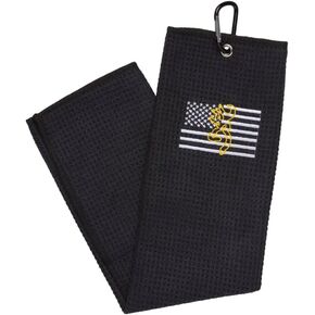 Browning 30078999 Towel, Team,Black/Flag