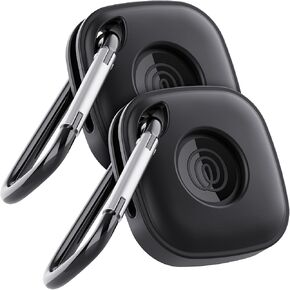 DDJ for Tile Life360 Mate (2024) Bluetooth Tracker Case Keychain 2-Pack, Soft Silicone Cover Holder for Tile GPS Item iTag Finder Accessories with Key Ring, for Pet Tracking, Bags, Kids, Keys, Luggage