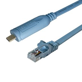 DSD TECH SH-RJ45B USB C to RJ45 Console Cable with FTDI Chip for Cisco Routers/Switches(5.9FT)