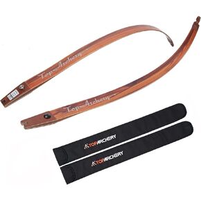 TOPARCHERY 60" 62" Archery ILF Recurve Bow Limbs ILF Device ILF Bow Limbs 25-62lbs Compatible for 17" 19" Riser for Adult/Beginner Archery Hunting Shooting Targeting Bow