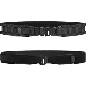 Tactical Belt, 1.75'' MOLLE Battle Belt with Quick Release Buckle, Low Profile Laser-Cut Battle Belt for Range