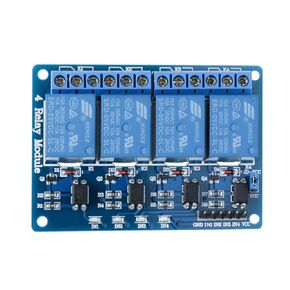 ELEGOO 4 Channel DC 5V Relay Module with Optocoupler Compatible with Arduino UNO R3 MEGA 2560 DSP ARM PIC AVR STM32