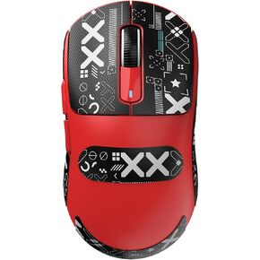 ATTACK SHARK X3 Lightweight Wireless Gaming Mouse with Tri-Mode 2.4G/USB-C Wired/Bluetooth,26K DPI, PAW3395 Optical Sensor,Kailh GM8.0 Switch,5 programmable Buttons for PC/Win/Mac(Black+Stickers) in Saudi Arabia