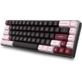 CNC Magnetic Gaming Keyboard with Rapid Trigger, Hall Effect Switches, CNC Aluminum Frame,Adjustable Actuation 60% Compact TKL Mechanical Keyboard RGB PBT Keycaps for Linux/Win/Mac (Grey)