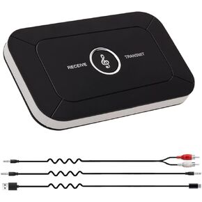 Bluetooth Adapter Transmitter Receiver for TV Car Computer 2 in 1 Bluetooth Adapter Low Latency Adapter for Bose Wave Radio IV III II Awr1b1 Awr1b2/TV/PC/MP3 & Gym