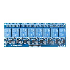 ELEGOO 8 Channel DC 5V Relay Module with Optocoupler Compatible with Arduino UNO R3 MEGA 1280 DSP ARM PIC AVR STM32