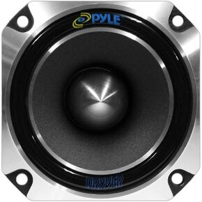 Pyle 1'Car Audio Speaker Tweeter-300 Watt High Power 1 Inch Super Titanium Tweeter System Die Cast Aluminum Frame, 2kHz 20 kHz Frequency,104 dB, 4-8 Ohm,Heavy Duty 30 oz Magnet PDBT28, 5in.x 5in.x4in.