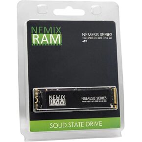 NEMIX RAM 4TB M.2 2280 NVMe Gen4 SSD Cache Drive Compatible with Synology DiskStation NAS - Cache Drive ONLY