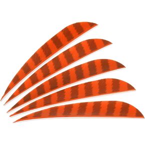 PATIKIL Shield Cut Vanes, Archery Arrow Fletch Turkey Feather Fletch Right Wing Fletching for DIY Target Shooting