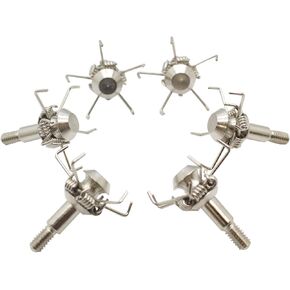 Archery 100 Grain Judo Arrow Points Boradheads with Paw Point 4mm Screws - 6/Pack