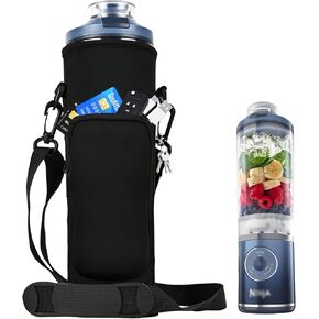 Portable Blender Carrying Case Bag for Ninja Blast Max Portable Blender BC251NV丨BC251IV丨BC251GY丨BC251MT丨BC251PK丨BC251LD丨BC251SL, Blender travel insulated sleeve with Crossbody Strap(Black)