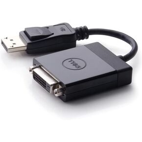 Dell Adapter, DisplayPort to DVI (Single Link), Supports up to 1920 x 1200 Pixels
