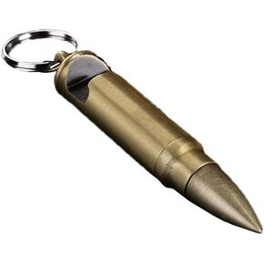 Fire Starter Lighter Waterproof Flint Match Outdoor Camping Permanent Metal Matchstick with Keychain(Sold Without Fluid)