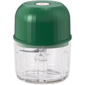 Electric Garlic Chopper Mini Food Crusher with Type C Charger - High-Power Electric Food Chopper for Vegetables, Fruits, and Nuts - Compact and Easy to Clean
