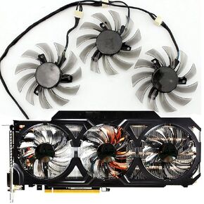 75MM T128010SU 0.35A Cooling Fan for Gigabyte GTX 670 680 760 Ti G1 GTX 770 780Ti Fan GTX Titan Fan Video Card Cooler Fan (3 PCS)