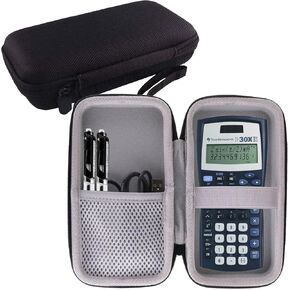 WERJIA Hard Carrying Case for Texas Instruments TI-30XIIS TI-30XS TI-30Xa TI-36X Pro Scientific Calculator（Case Only） (black)