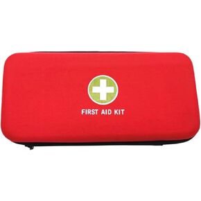 First Aid Hard Case Empty, First Aid Hard Case First Aid EVA Hard Red Medical Bag for Home Health First Emergency Responder Camping Outdoors (Red LB)