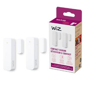 WiZ Contact Sensor 2 Pack– Home Monitoring, Home Automation, Real-Time Alerts, Light Alarms, Easy Setup​