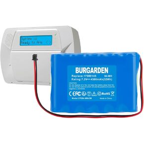 7.2V 4500mAh SCW9057 Battery for DSC Impassa SCW9057 Control Panel, 6PH-H-4/3A3600-S-D22 Alarm System, 9057 2-Way Wireless Security System Alarm Panel, Ni-Mh Replacement Battery