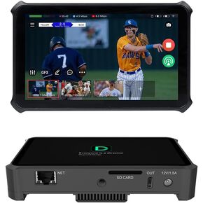 Magewell Director Mini, The Portable Multi-Cam Live Production Monitor, Switcher, Streaming Encoder, Recorder for YouTube, Twitch, Facebook, NDI, SRT, RTMP
