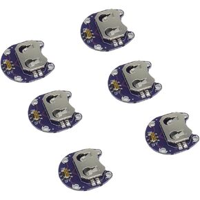 6pcs Coin Cell Battery Holder CR2032 Battery Mount Module for Small Slide Switch Board