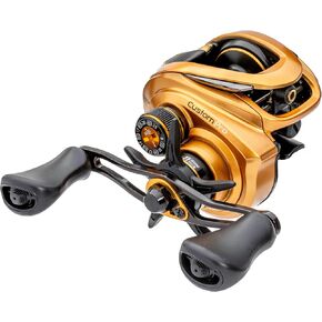 بكرة صيد الأسماك المخصصة في Lew’s Paitcast ، 10+1 ، إطار الألومنيوم ، فرامل ITB Paramag ، تروس سرعة الألومنيوم ، سحب ألياف الكربون ، الذهب/الأسود in Kuwait