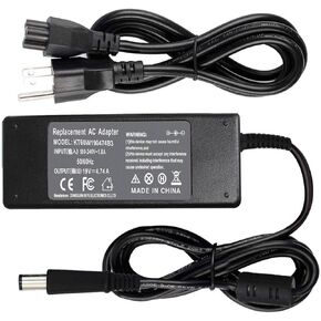 90W 65W Charger Power Adapter for HP EliteDesk 705 800 805 G1 G2 G3 G4 G5 G6 Mini Desktop PC Computer, ProDesk 260 600 400 405 G1 G2 G3 G4 G5 G6 Mini, HP Omni 120 100 All in One Cord Supply.