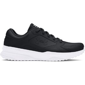 Under Armour 3028375-1-13 Men's UA Edge Leather Training Shoes Black 13