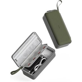 Hagibis Electronics Organizer Travel Case Cable Organizer Bag Pouch Portable Waterproof Carry Case for Cable, Charger,Power Bank, SD Card, Mouse, USB Flash Disk (DPB03 Green)