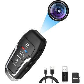 Hidden Camera Car Key,Smart Baby Nanny Cam for Surveillanc Outdoor Indoor No WiFi Function