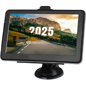 GPS Navigation for Car, 7Inch 8G HD Touch Screen Built-in 256MB GPS Navigation System Spoken Turn-by-Turn Directions for Car Vehicle GPS Navigator with Lifetime Map Update