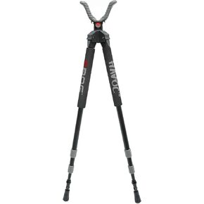 BOG Havoc Bipod Shooting Rest with Lightweight Aluminum Construction, High Density Foam Grips, Twist-Style Lock Legs, and Non-Marring Universal Shooting Rest Head for Hunting, Shooting, and Outdoors