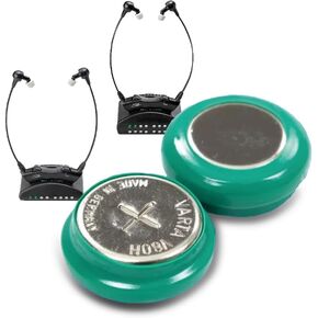 Upgraded 2.4V Ni-MH Batteries - High Capacity for TV Headsets 5.0 Version and Headphones 40810 (2-Pack)