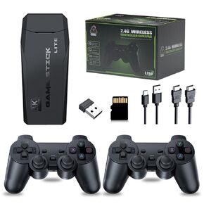 CMOSAF 2025 New Home Game Console,20000+ Games,Wireless Retro Game Console with Double Handle,Plug and Play Video Game Stick,4K HDMI Output TV,Great Gift for Family Gatherings and Friends(64G)