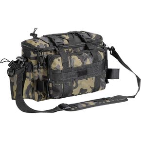 aiGear Fishing Tackle Bag for Saltwater or Freshwater Fishing Gear Storage - Tackle Box & Fishing Gear Bag