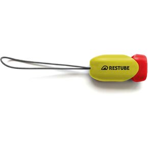 restube Dual-Tone Emergency Whistle with Lanyard | Loud, Waterproof, Floatable - Perfect for Kayaking, Boating, Hiking, Camping, Kids, Teachers, Coaches, Dog Whistle - Yellow+Red