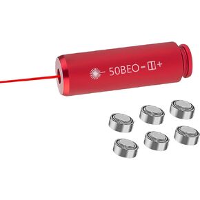 50 BEO Aluminum Red Laser 50 Beowulf BORESIGHT Bore Sight Boresighter, .50 Beo Laser Cartridge Boresighter Bore Sight Red