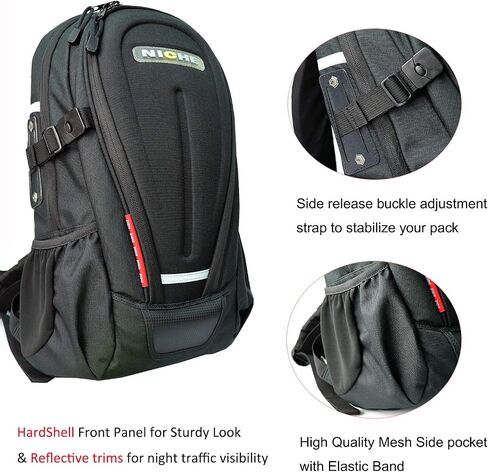 Niche Motorcycle Hard Shell Ride Riding Daypack 20L لركوب الدراجات النارية ، والركوب ، وركوب الدراجات بنسبة 100 ٪ على غطاء أمطار السلامة العاكسة للماء NMO-2224 in Saudi Arabia