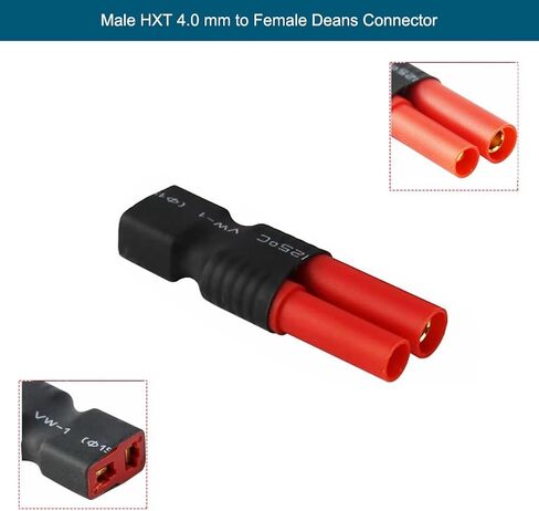 yxq 3pcs ذكر hxt 4.0 مم للإناث دولة الموصل لا يوجد محول سلك 4 مم 4.0 مم 4 رصاصة لبطارية FPV RC Lipo in Kuwait