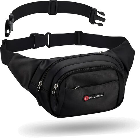 Fanny Pack Men Women Plus Size with Extender Strap 70",Extra Large Crossbody Waist Bag with Adjustable Belt, Fashion Hip Bum Bag for Outdoors Workout Traveling Casual Hiking Walking Cycling in Saudi Arabia