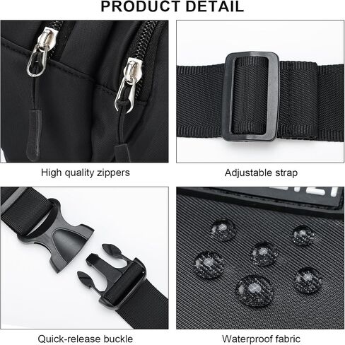 Fanny Pack Men Women Plus Size with Extender Strap 70",Extra Large Crossbody Waist Bag with Adjustable Belt, Fashion Hip Bum Bag for Outdoors Workout Traveling Casual Hiking Walking Cycling in Saudi Arabia