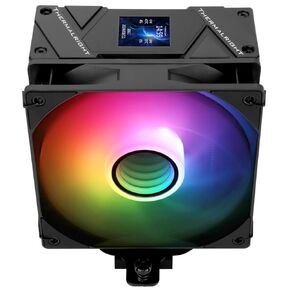 Assassin Spirit 120 Vision ARGB Black CPU Air Cooler, PC Cooling with 1500RPM Speed,240*240 Resolving Power IPS LCD Screen with 1.54in,Computer Cooler for Intel lga1851/1700/115X,AM4/AM5