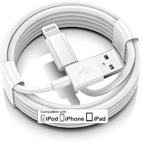 Car iPhone Carplay Cable, Car Charger Cord, USB A to Lightning Cable Fast Charging & Data Transfer for iPhone 14/13/12/11 Pro Max XR XS X 8 7 6 Plus SE Charger Car Charging Cable 3ft Tangle-Free