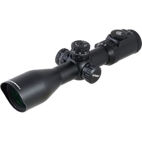 UTG 3-12X44 30mm Compact Scope, AO, 36-color Mil-dot, Rings , Black