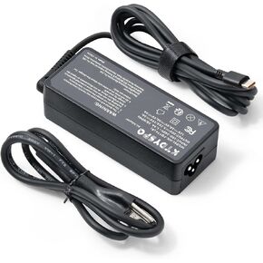 65W USB-C Charger for Lenovo Laptop Computer Compatible with Lenovo Thinkpad/Yoga/Chromebook, Fast Power Adapte and Charging, Portable, Safety and Durable, Easy to Carry
