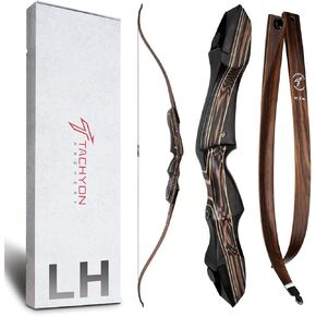 Takedown Recurve Bow Handmade Bow and Arrow for Adults Tradition Hunting and Target Shooting Wooden Archery Set Right and Left Handed（Draw Weights in 25-60 lbs）